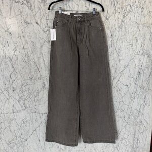 NWT! WeWoreWhat - Grey Wide Leg Denim